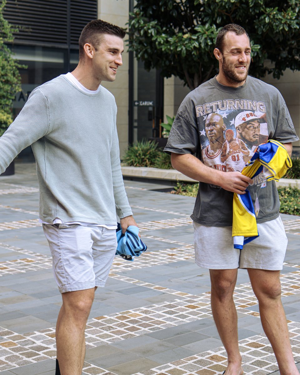 When two worlds collide - Yeo and Yeo! #PenrithPanthers #NRL