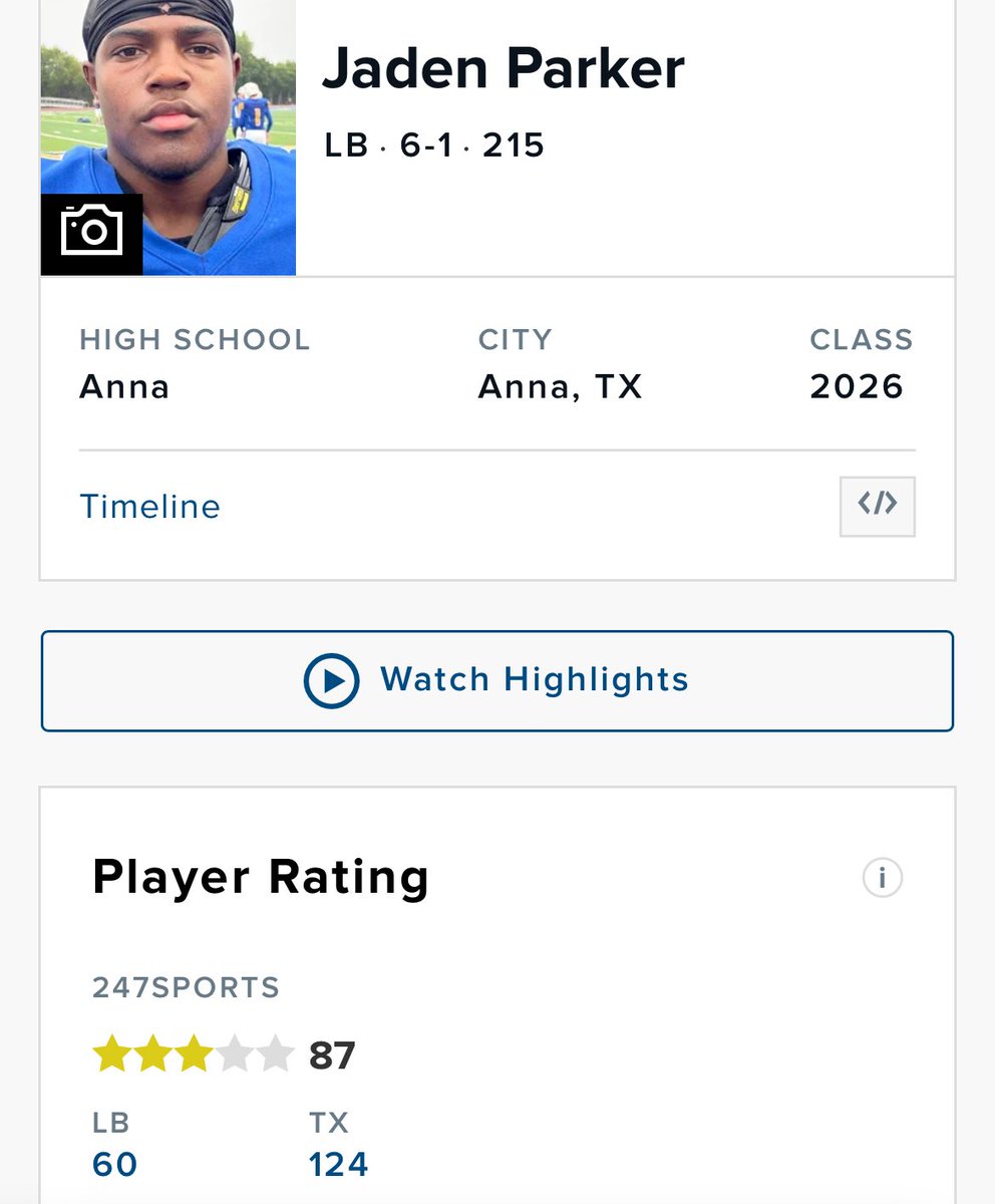 Jaden Parker (@j_dreambig1134) on Twitter photo Extremely blessed to be named a 3 ⭐️ on <a href="/247Sports/">247Sports</a>!!! More work to be done coming for that 4th one real soon😤💯
<a href="/Josh_Bringuel/">Josh Bringuel</a>
<a href="/ArizonaFBall/">Arizona Football</a>
#Beardown🐻⬇️
<a href="/247recruiting/">247Sports Recruiting</a> <a href="/247Sports/">247Sports</a> Extremely blessed to be named a 3 ⭐️ on <a href="/247Sports/">247Sports</a>!!! More work to be done coming for that 4th one real soon😤💯
<a href="/Josh_Bringuel/">Josh Bringuel</a>
<a href="/ArizonaFBall/">Arizona Football</a>
#Beardown🐻⬇️
<a href="/247recruiting/">247Sports Recruiting</a> <a href="/247Sports/">247Sports</a>
