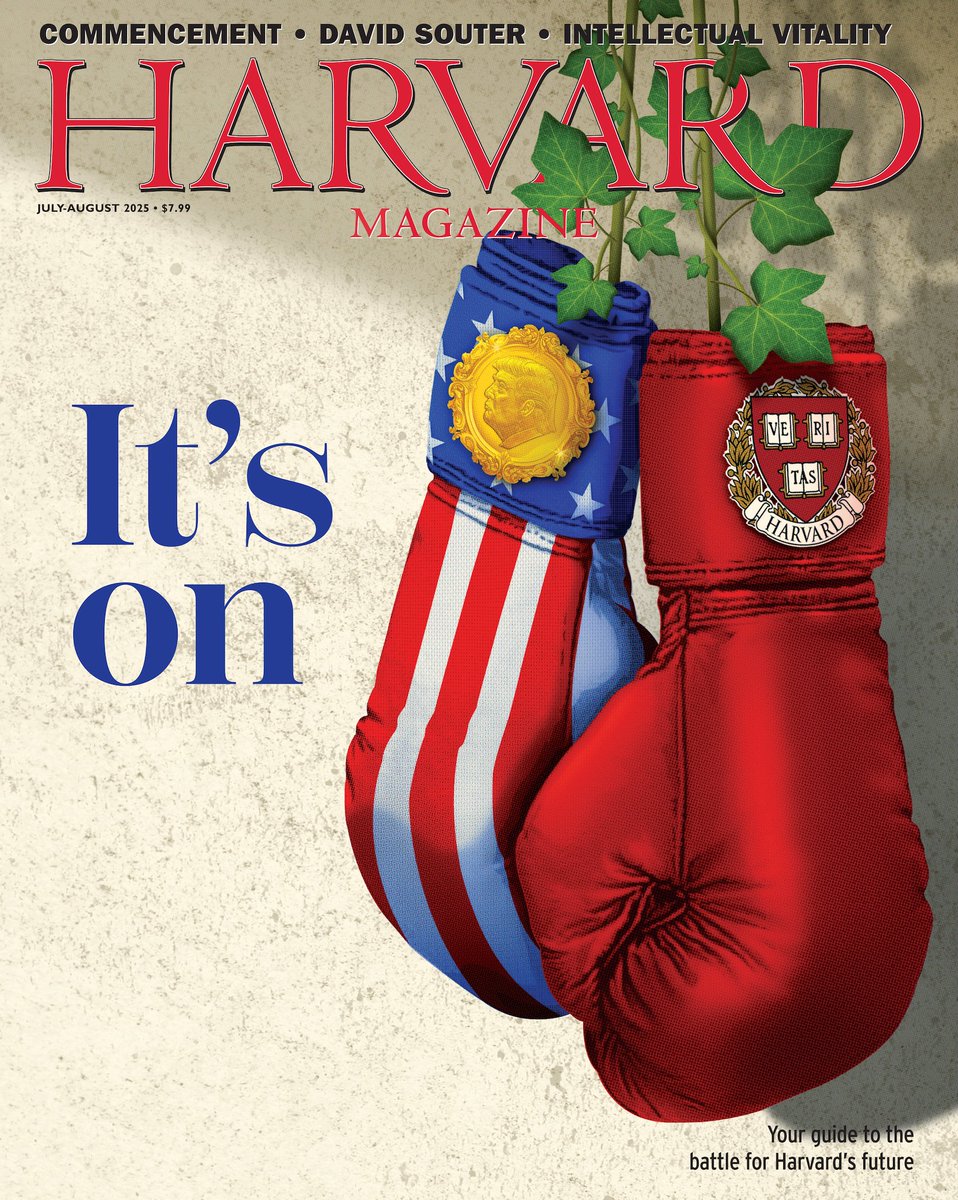 HarvardMagazine's tweet image. Our July-August issue is here! 

Head to our site to read online free. 

#Harvard #Harvarduniversity
