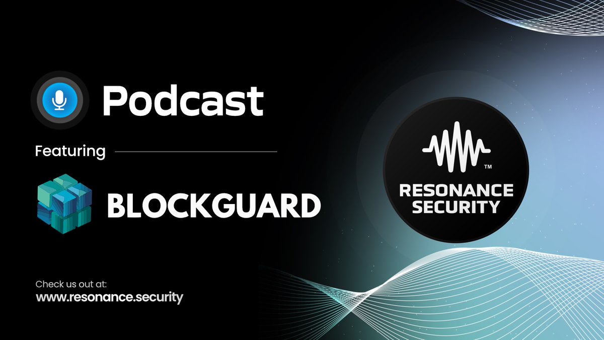 Resonance Security (@resonancesec) on Twitter photo ๐ฅ New recording alert: We sat down with <a href="/BlockguardTech/">Daniel Tschinkel (BlockGuardCTO)</a>, CTO at @BlockGuard1, to dive deep into BlockGuard's vision, its unique design approach, and journey so far.
If you're crazy about #innovation and real #builder stories, then this one's for you!
Watch the full podcast๐ ๐ฅ New recording alert: We sat down with <a href="/BlockguardTech/">Daniel Tschinkel (BlockGuardCTO)</a>, CTO at @BlockGuard1, to dive deep into BlockGuard's vision, its unique design approach, and journey so far.
If you're crazy about #innovation and real #builder stories, then this one's for you!
Watch the full podcast๐