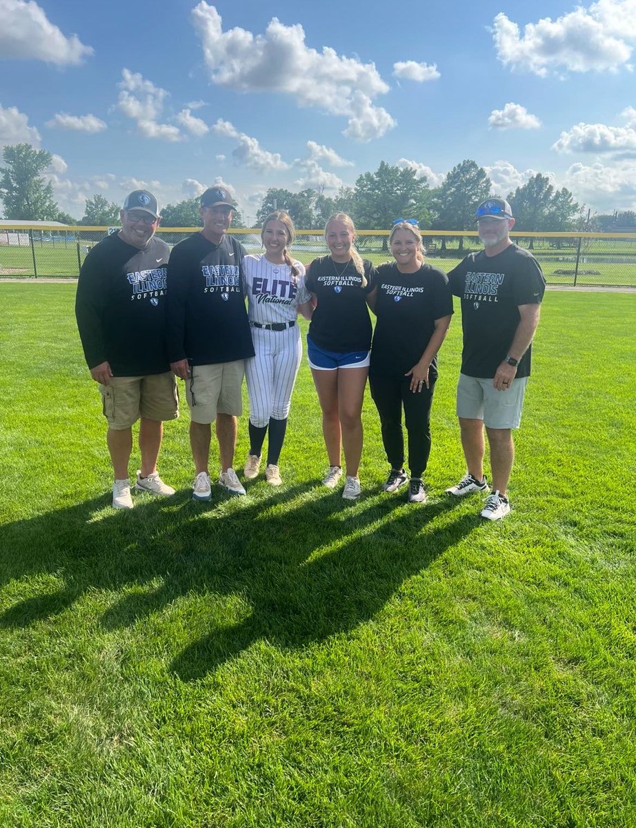 Had a great time at the ElU camp today was great talking with the coaches and players even my sister had her rake the mound for me.Appreciate the feedback from the coaches!! <a href="/Coach_KPaulson/">Kristi Paulson - EIU Softball</a> <a href="/coachDp16/">Dan Paulson</a> <a href="/tobyring19/">Toby Ring</a> <a href="/CoachBirdie/">Stacey Birdsong</a> <a href="/coach_k19/">Kealia Wysocki</a> <a href="/elitenat16u/">Elite Chicago National 16u</a> <a href="/Violasmith99/">Viola Smith</a>