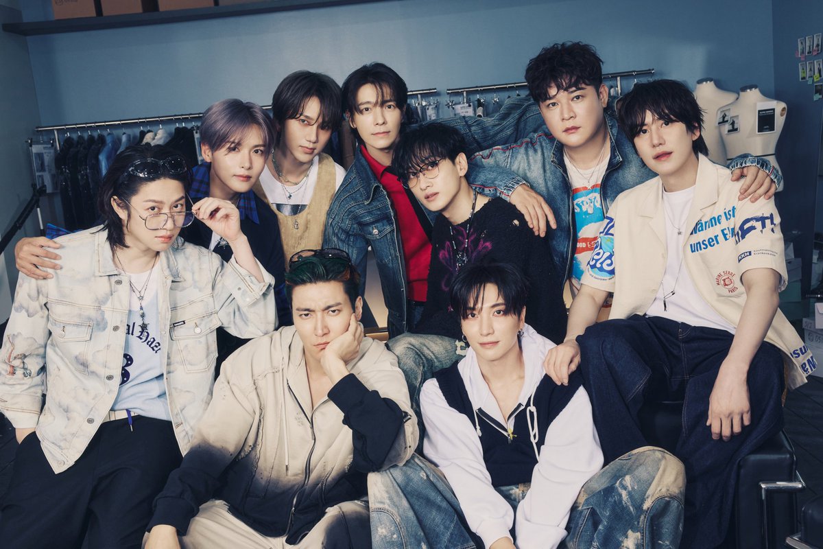superjuniorbase's tweet image. Super Junior looks ethereal in group teasers to ‘super junior25.’ Out July 8th.