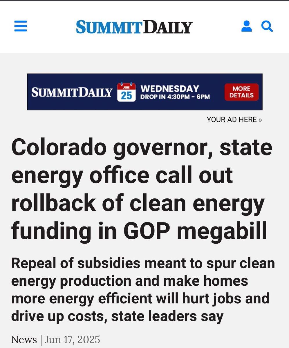 “The letter from Polis and <a href="/WillToor/">Will Toor</a> included all eight Colorado lawmakers in the House and the state’s two senators, in addition to Sens. Mike Crapo and Ron Wyden, who serve as chairman and ranking member of the Senate Finance Committee,”

summitdaily.com/news/colorado-…
