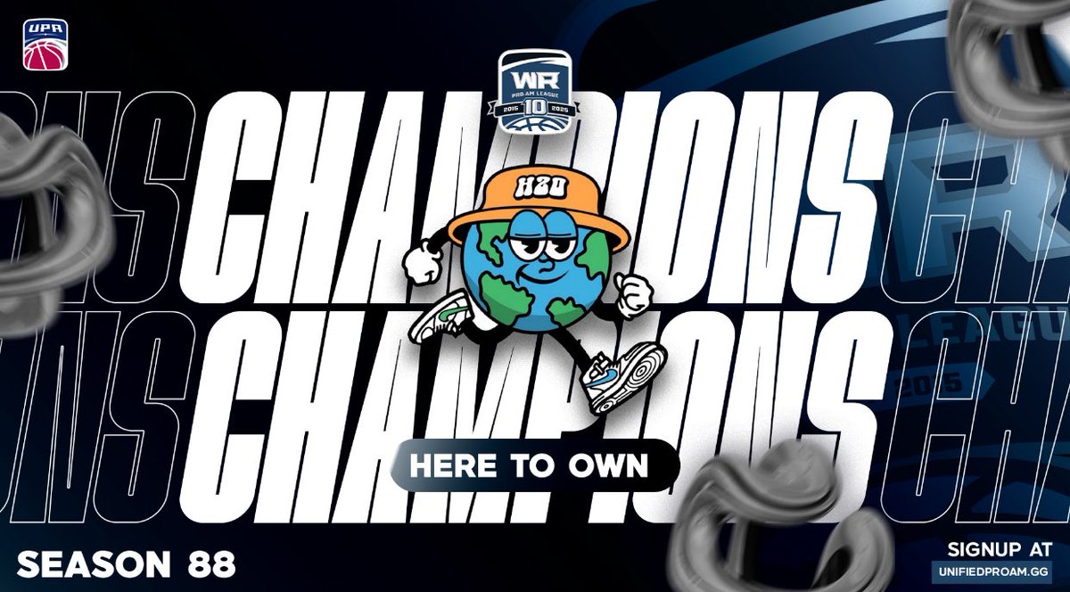 Unified Pro-Am Association (@unifiedproam) on Twitter photo 🚨ANNOUNCEMENT🚨
Congratulations to <a href="/HereToOwn_/">H2O Gaming💧</a> for winning WR SEASON 88.
<a href="/FirstHalfJayy/">The Dragon Warrior🧍🏽♂️</a>
<a href="/ScoreTooMuch/">X Man</a>
<a href="/OnIy1von/">topfloorboss🩶</a>
<a href="/cleanstealsx/">quin</a>
<a href="/AmazingHappensI/">Mike 2️⃣3️⃣</a> 🚨ANNOUNCEMENT🚨
Congratulations to <a href="/HereToOwn_/">H2O Gaming💧</a> for winning WR SEASON 88.
<a href="/FirstHalfJayy/">The Dragon Warrior🧍🏽♂️</a>
<a href="/ScoreTooMuch/">X Man</a>
<a href="/OnIy1von/">topfloorboss🩶</a>
<a href="/cleanstealsx/">quin</a>
<a href="/AmazingHappensI/">Mike 2️⃣3️⃣</a>