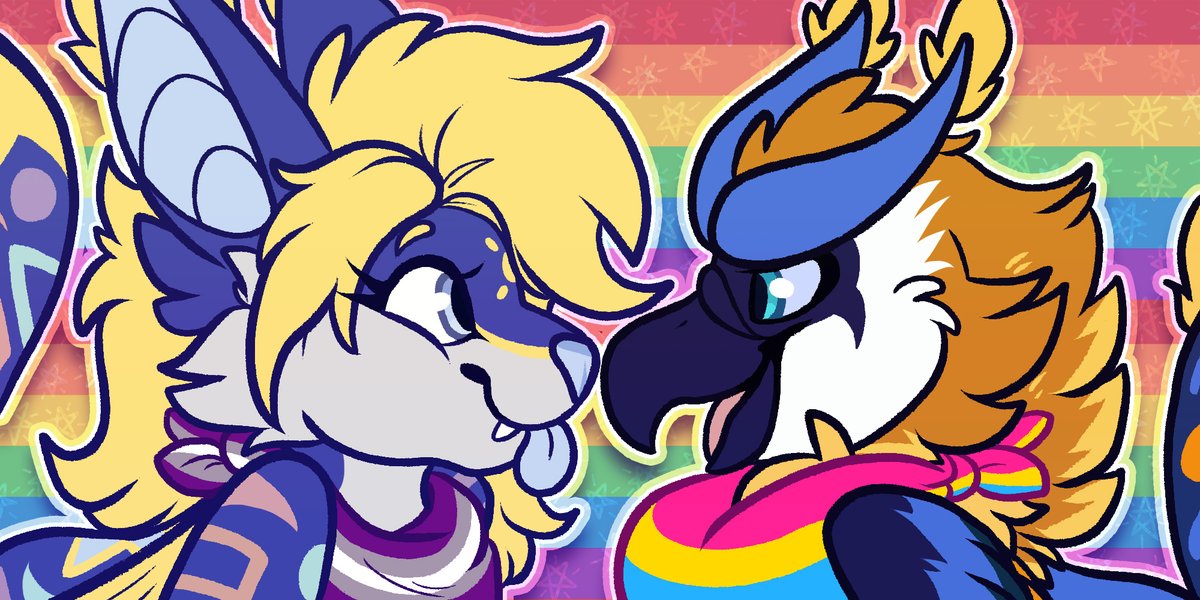 ❤️🧡💛💚💙💜
🏳️‍🌈 Pride Icon for Jay and Hex🏳️‍🌈
Thank you!