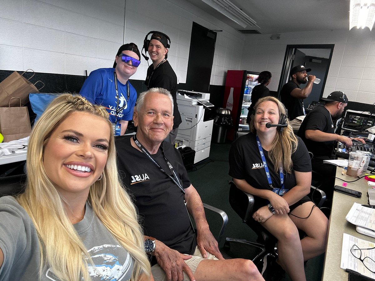 Quick press box photo from <a href="/AUSL_Talons/">Talons | AUSL</a> and <a href="/AUSL_Blaze/">blaze | athletes unlimited softball league</a> in Chattanooga...what a FANTASTIC group to work with...hope I have another opportunity in the future #thankyouausl
