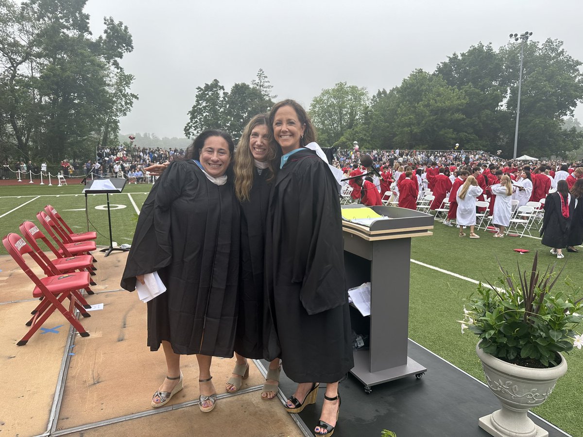 Congratulations GHS Class of 2025! What a great night for BoE members too. So many hours of service in this pic! Current Chair, Previous Chair, BoE Secretary… two with graduates! Thank you!!!