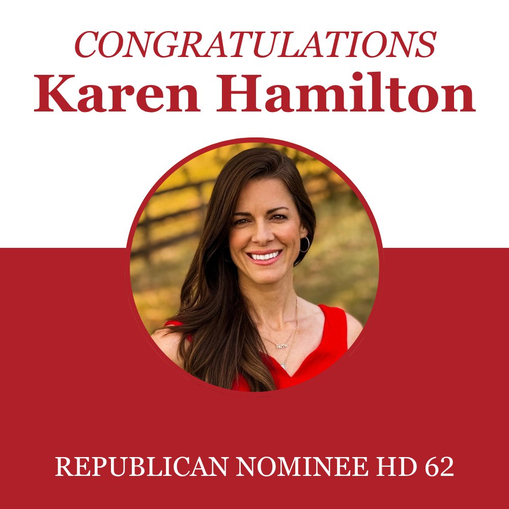 Congratulations to <a href="/KarenHamiltonVA/">Karen Hamilton</a>!
