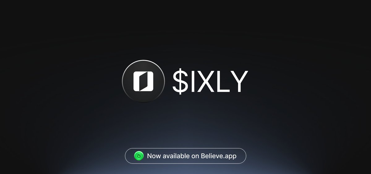 jennechanicka's tweet image. $IXLY is LIVE on @believeapp
CA: 9Yrxu94iCMmTo75jGusqLCkjjSyy8dro2ab37tQ9cBLV