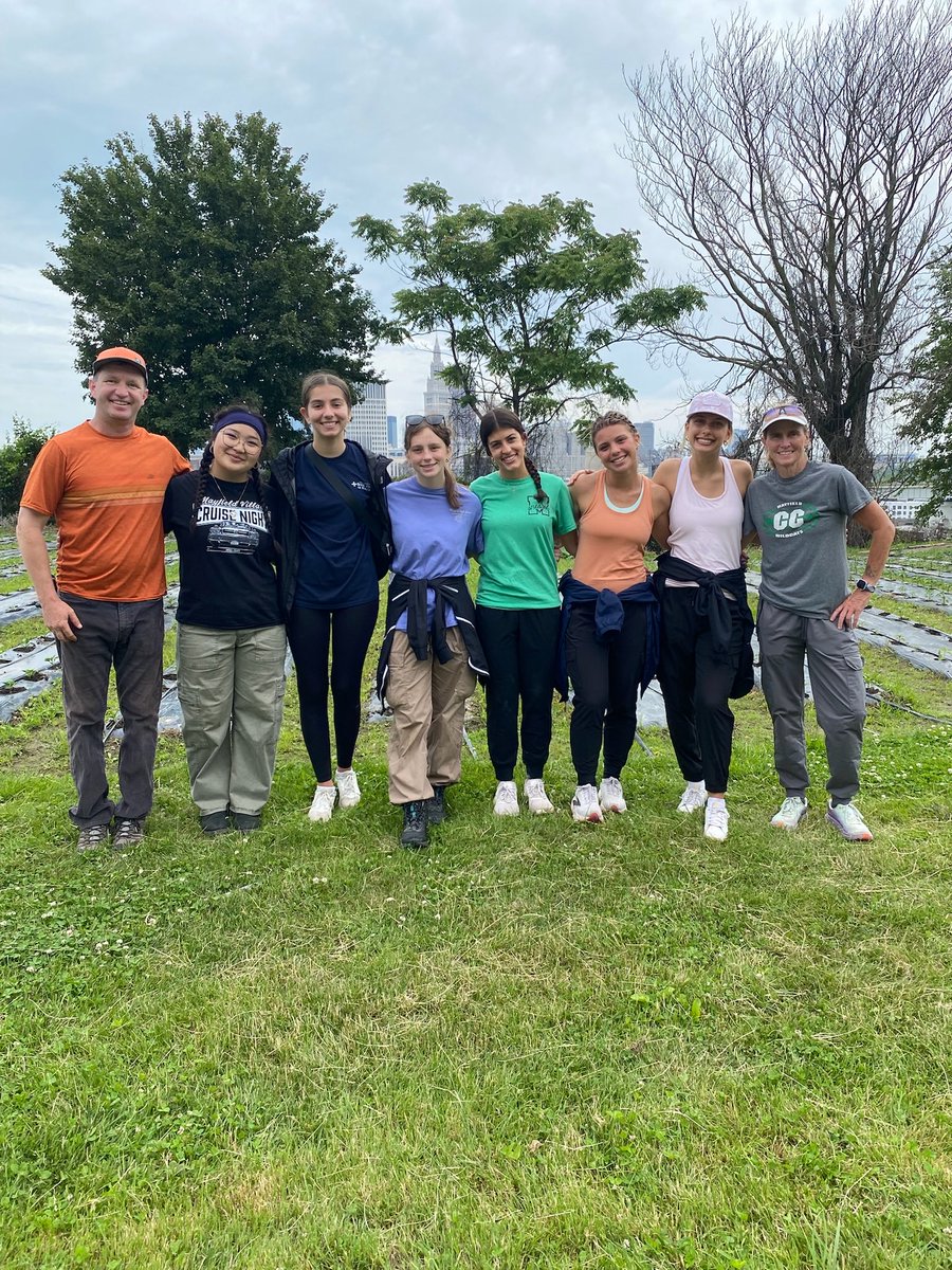 Day 2:
At Ohio City Farm we cleared space for garlic plants, while overlooking Cleveland. 

Tatine and Safi shared their journey from refugee camps in Rwanda and a wartorn Afghanistan. They shared how the farm helped them acclimate to Cleveland and contribute to the community.