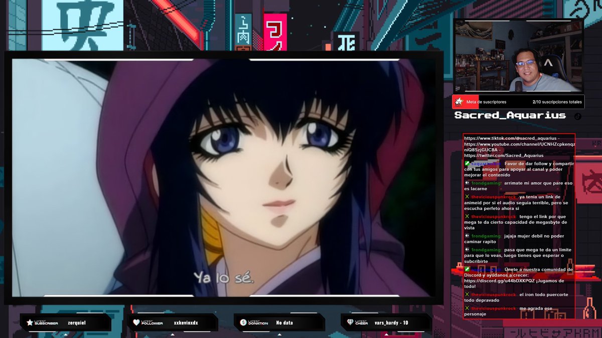 Sacred_Aquarius's tweet photo. Martes de monas chinas con #Basilisk
Únete al #livestream en este momento por mi canal de #Twitch 🟣https://t.co/BHUJsIna0k🟣
#SacredAquarius #Stream #Streamer #JustChatting #Anime #Charlando #Chateando #Chill #Chilling #FYP https://t.co/BhqspuBLuA