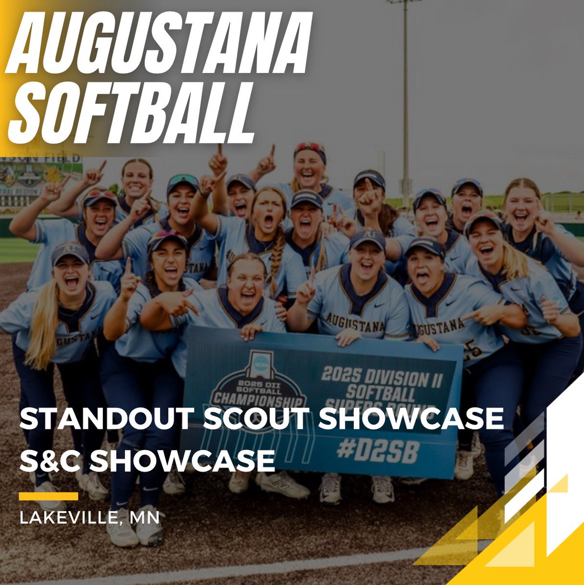 AugieSoftball's tweet image. Back on the road and headed to Minnesota for some great competition at the S&C Showcase! Send those schedules below!