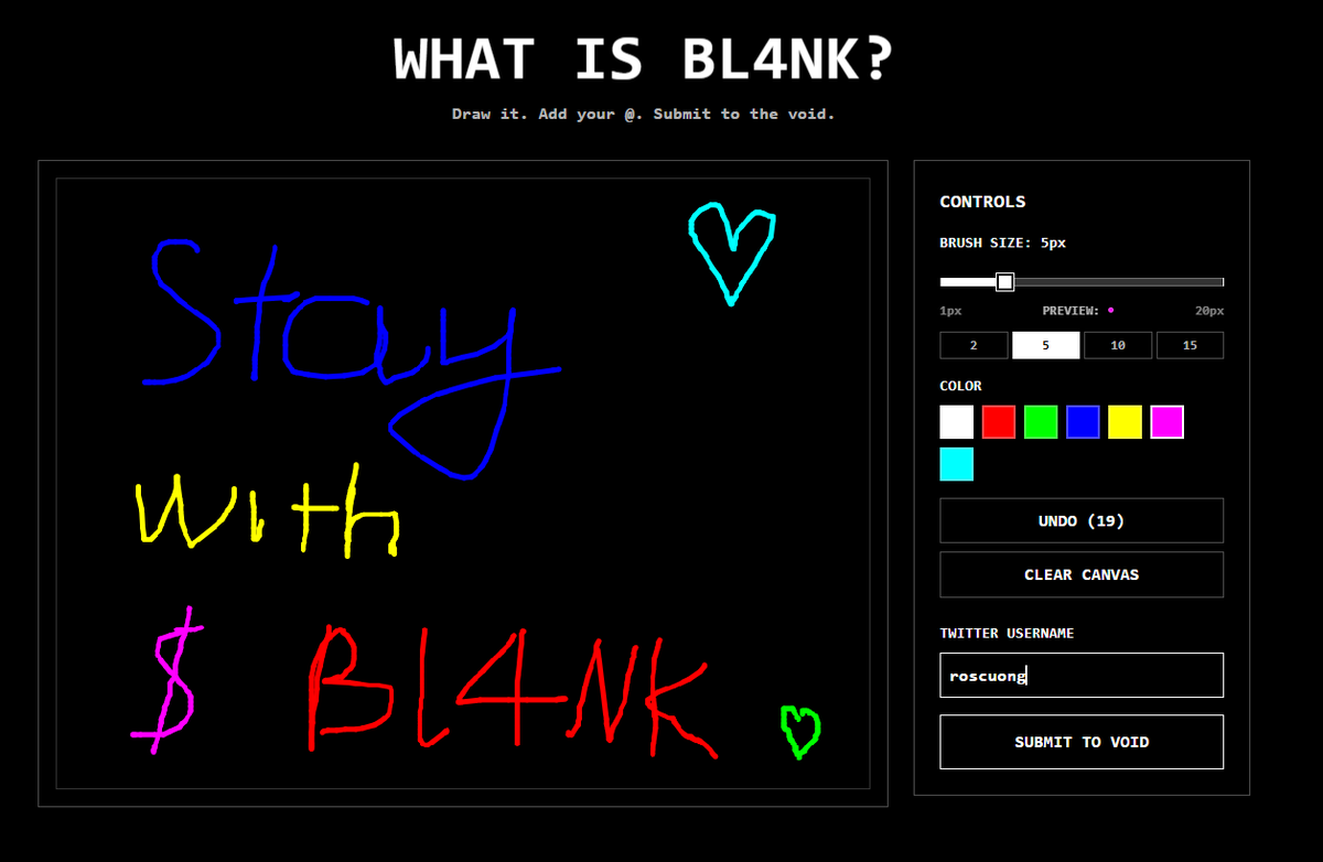 stay Bl4nk with <a href="/0x_ultra/">ultra</a> 

hehehe alpha is <a href="/bl4nkorg/">BL4NK</a>