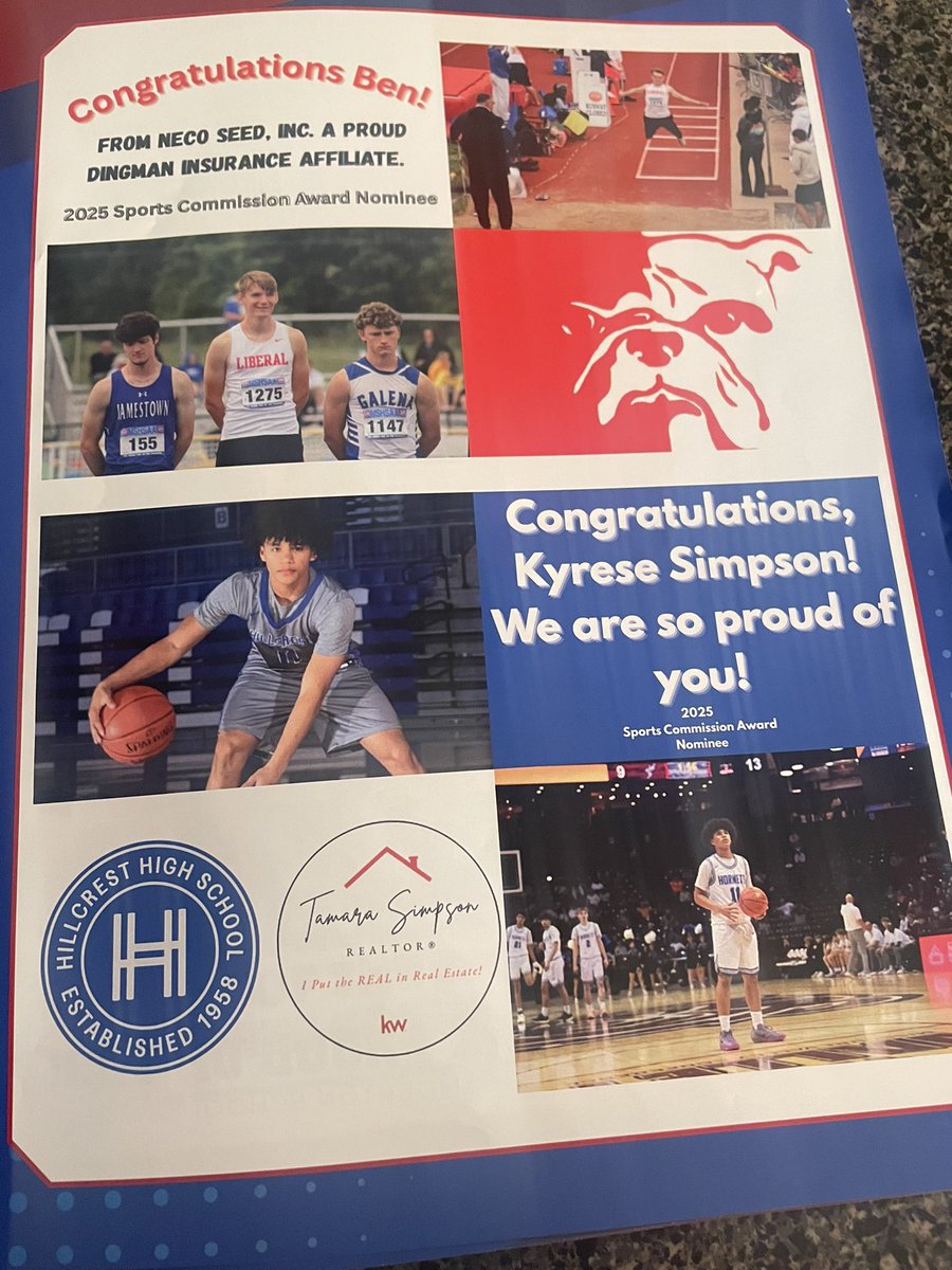 Hillcrest Basketball (@hillcrestbball) on Twitter photo Our own Kyrese Simpson was nominated for the Springfield Sports Commission Boys Basketball Athlete of the year! We had a great time tonight supporting him being recognized for his outstanding season. A lot of great players on this list. We are proud of him! <a href="/Hillcrest_SPS/">Hillcrest High School</a> Our own Kyrese Simpson was nominated for the Springfield Sports Commission Boys Basketball Athlete of the year! We had a great time tonight supporting him being recognized for his outstanding season. A lot of great players on this list. We are proud of him! <a href="/Hillcrest_SPS/">Hillcrest High School</a>