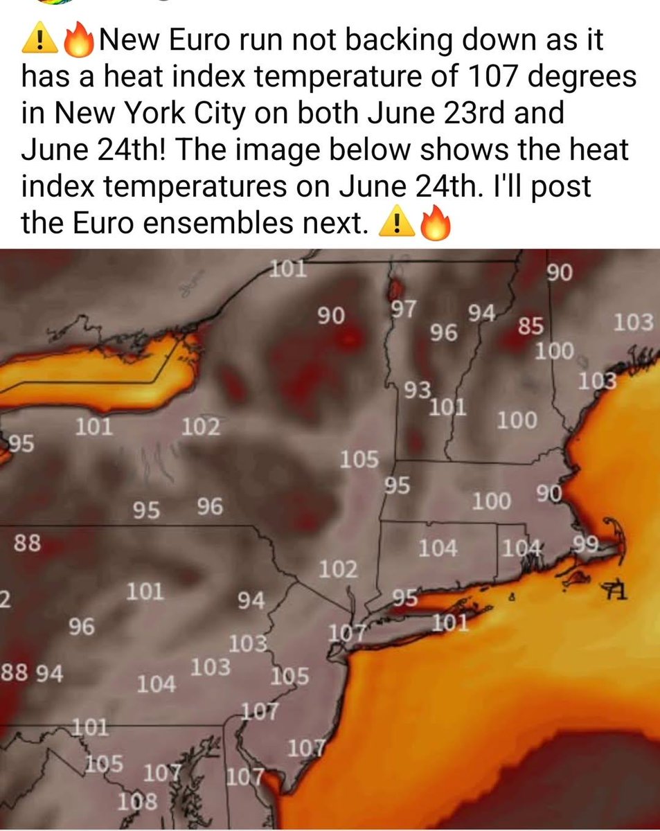 A lot of ACs are gonna break next week on the east coast. 100+ highs are being predicted. 

If you're worried about yours, this is a reminder to go get a window AC (or 2 or 3) so you can ride it out. 

Service calls for HVAC contractors will be off the chain next week.
