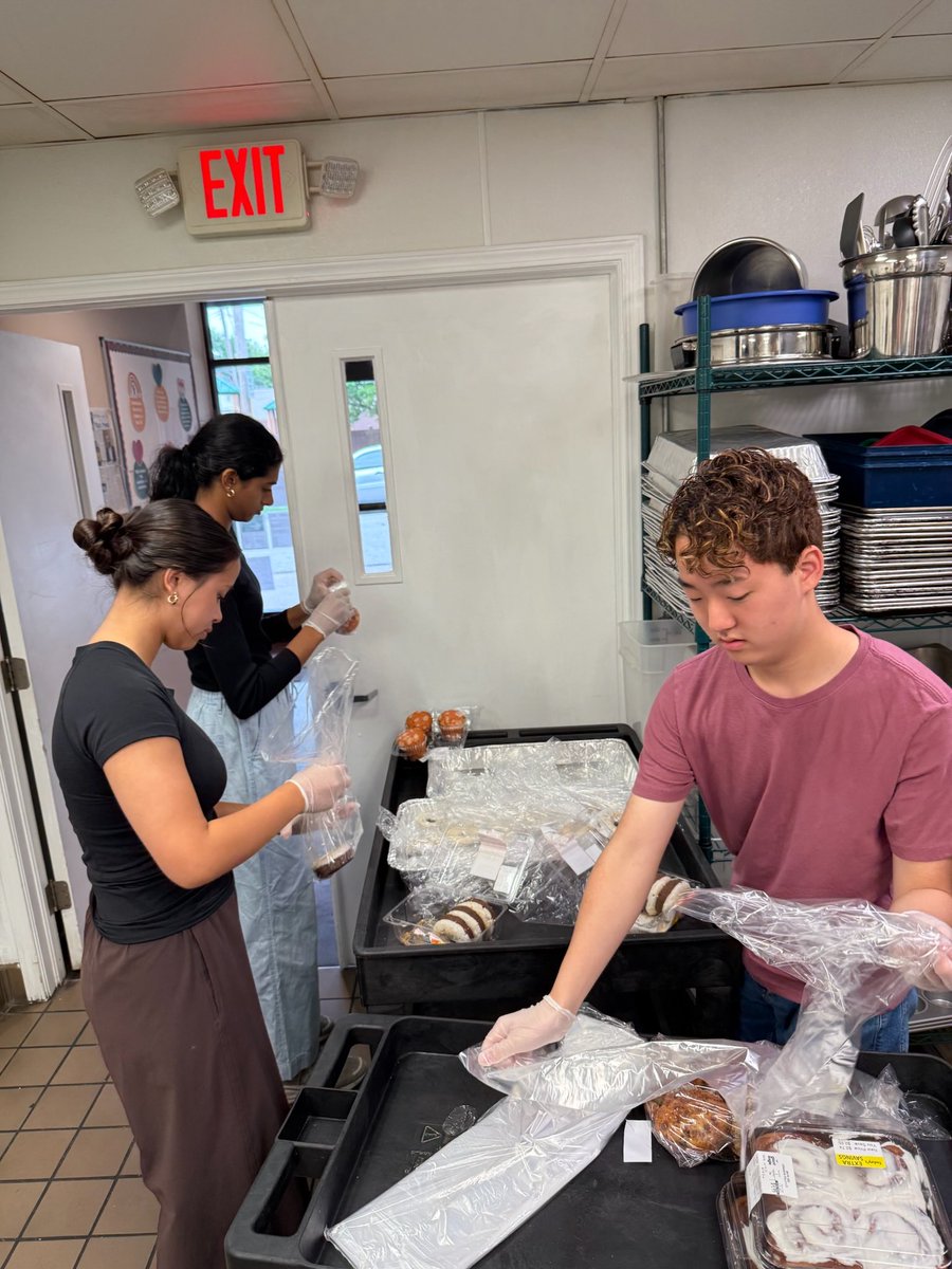 We served breakfast and lunch along with smiles to those in need. 
Through the guidance of Veronica Favela, we also learned about the multitude of programs ⁦<a href="/wsccenter/">West Side Catholic</a>⁩ to help clients gain housing, employment, and job skills to gain confidence and get back on their feet.