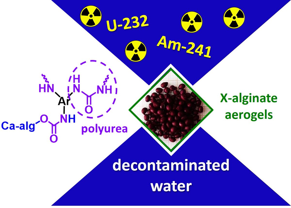 Gels MDPI (@gels_mdpi) on Twitter photo #Highly_cited
📢 "Radioactivity/Radionuclide  (U-232 and Am-241) Removal from Waters by Polyurea-Crosslinked Alginate  Aerogels in the Sub-Picomolar Concentration Range" by Ioannis Ioannidis et al.
🔗mdpi.com/2310-2861/9/3/…
#alginate_aerogels #polymer #aerogels #Highly_cited
📢 "Radioactivity/Radionuclide  (U-232 and Am-241) Removal from Waters by Polyurea-Crosslinked Alginate  Aerogels in the Sub-Picomolar Concentration Range" by Ioannis Ioannidis et al.
🔗mdpi.com/2310-2861/9/3/…
#alginate_aerogels #polymer #aerogels