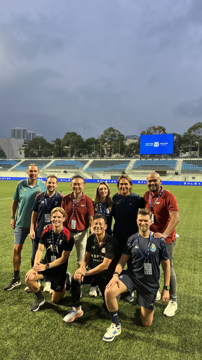 our fellows in day 2 of Aspire Academy Workshop Tour - Asia 2025 Singapore 🇸🇬💙🌏