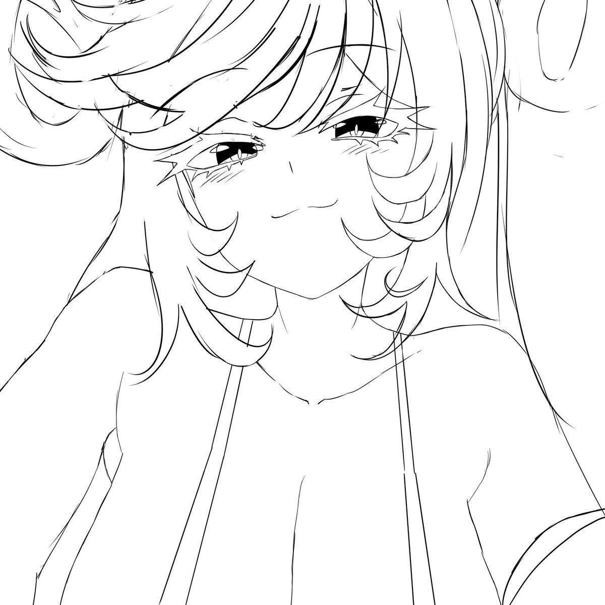 SabreFeelings's tweet image. some sketch