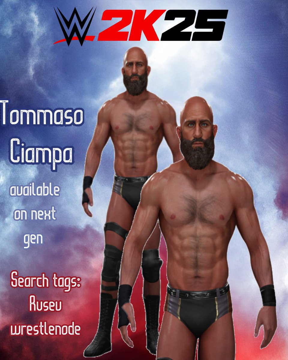 wrestlingnode's tweet photo. @CiampaWWE
(Tommaso Ciampa) is now available on #WWE2K25 #tommasociampa , and #wrestlenode https://t.co/BmWNw1x36E