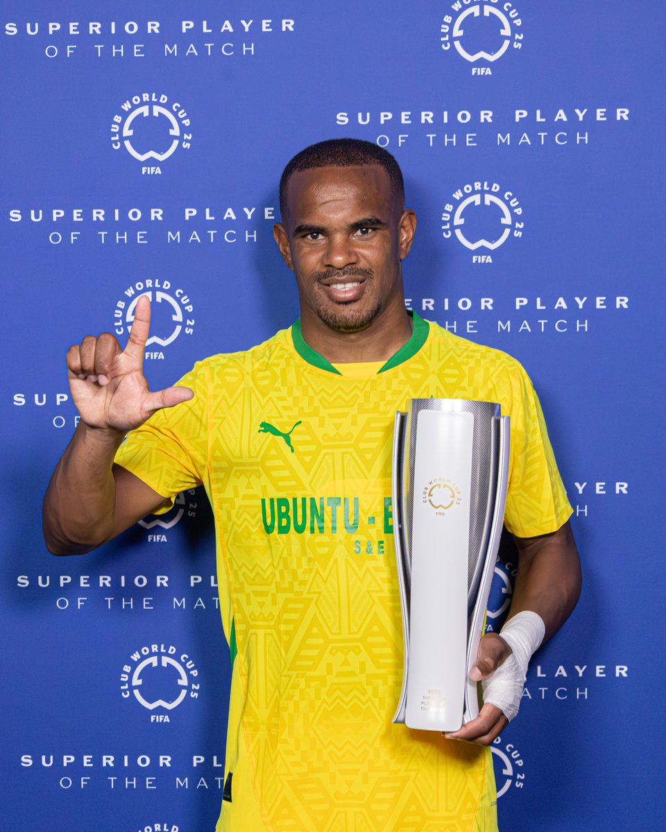 Iqraam Rayners is our first #FIFACWC Superior Player of The Match after scoring the winner in our opening game! 🔥

#Sundowns #TakeItToTheWorld #AfricaToTheWorld