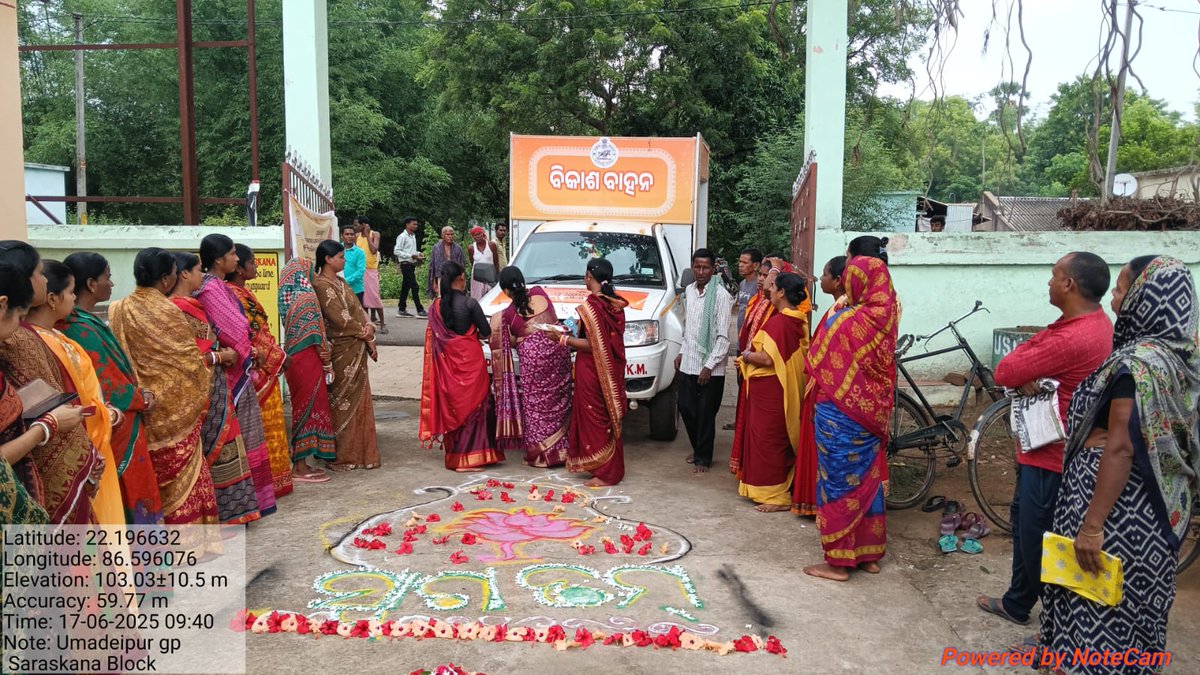 BDOSaraskana's tweet photo. Bikash Vahaan Yatra Programme at Umadeipur GP under Saraskana Block. on dt.17.06.25.
@CMO_Odisha
@IPR_Odisha
@PRDeptOdisha
@ZP_Mayurbhanj
#bikashbahanyatra #oneyearofmohanmajhi ​#BarshaEkUpalabdhiAnek #oneyearofsushasan #lokankasarkar #Odisha #bikashitaodishabikashitabharat https://t.co/DHP6U8LsfG