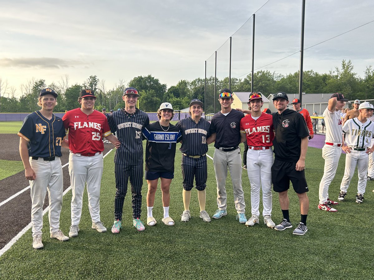 Power City Athletics (@pcathletics_bb) on Twitter photo Our 25β crew shared the field for 1 final time as HS ball players.
Congratulations to <a href="/t_meidenbauer23/">Trevor Meidenbauer</a> and <a href="/panepinto_rocco/">Rocco Panepinto</a> on being nominated for Player of the Year. Good luck to you both! Our 25β crew shared the field for 1 final time as HS ball players.
Congratulations to <a href="/t_meidenbauer23/">Trevor Meidenbauer</a> and <a href="/panepinto_rocco/">Rocco Panepinto</a> on being nominated for Player of the Year. Good luck to you both!