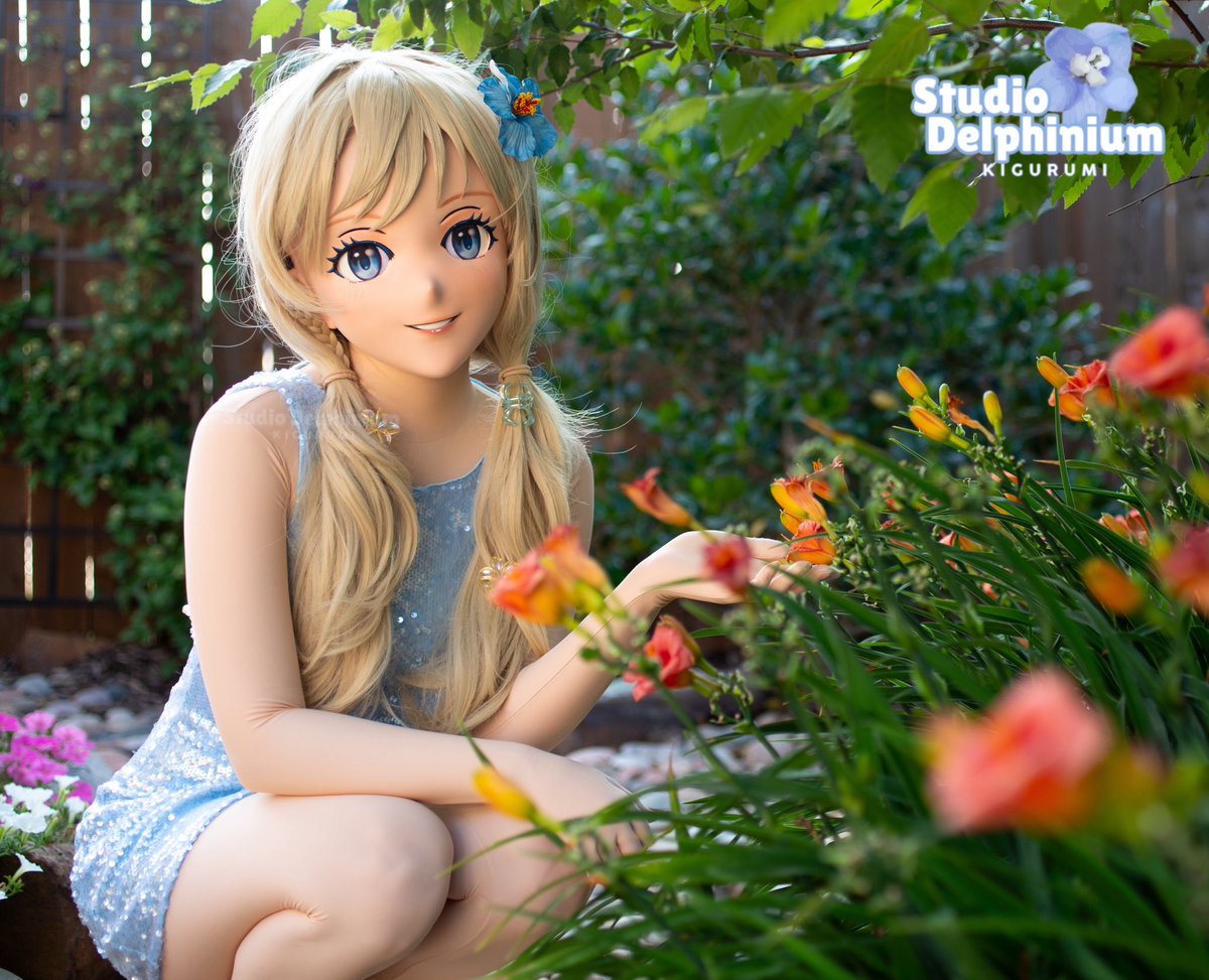 delphiniumkig's tweet image. Delphine in bloom 🌸🌺🌷

#kigurumi #着ぐるみ #kigurumimask #kiger #oc