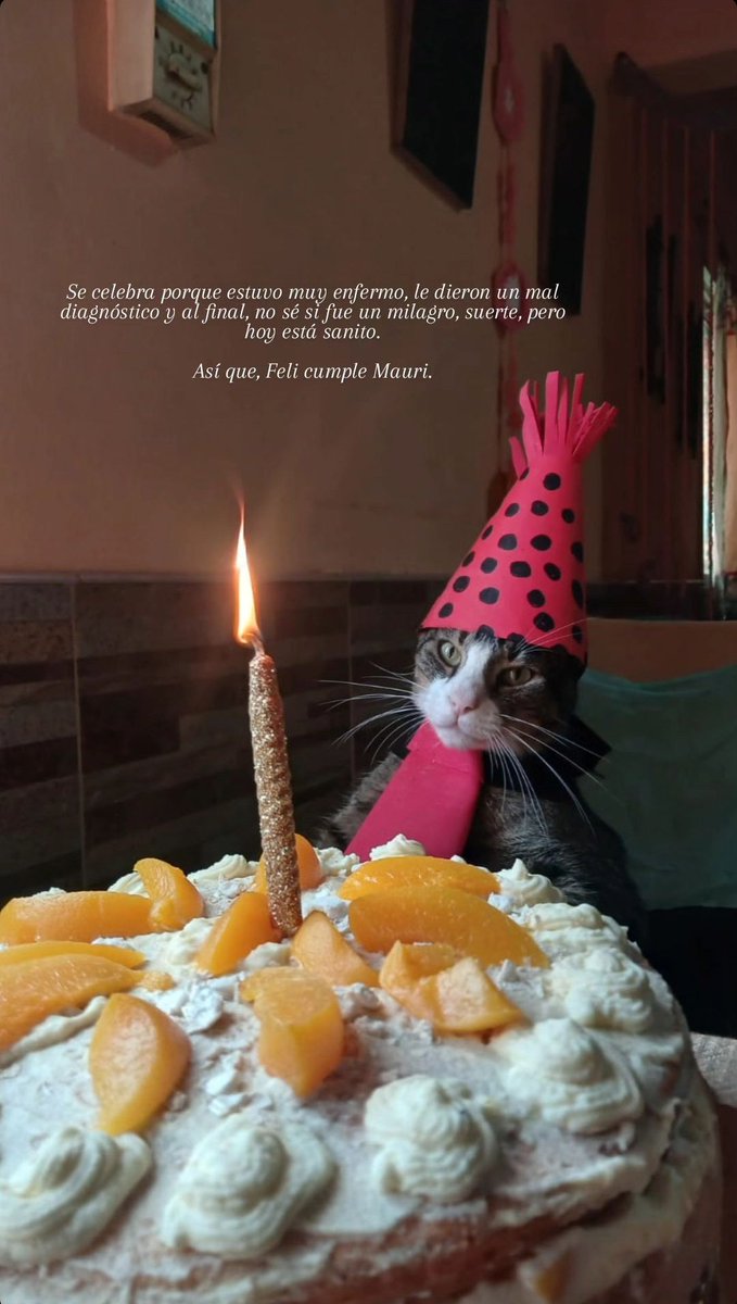 Me crucé en IG con este Mauricio festejando su cumple 🥹