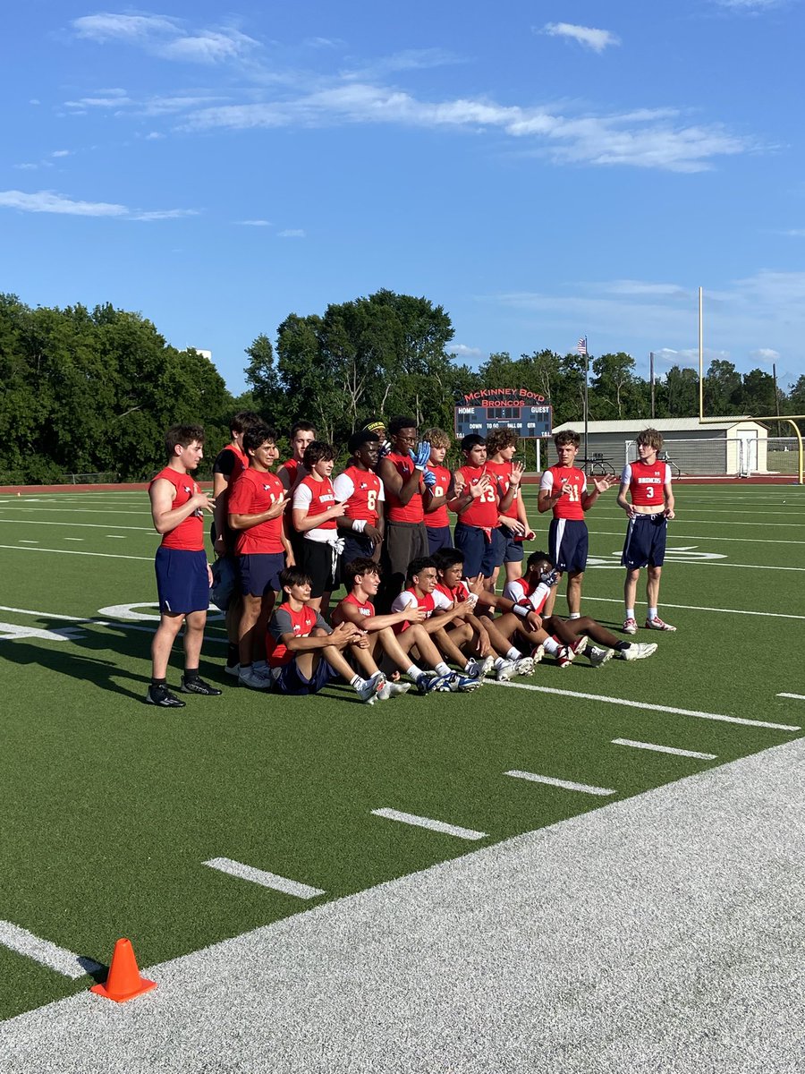 RRamon Fulcher (@rramonfulcher) on Twitter photo JV and Varsity went 2-0 to close out this summers 7 on 7 league. Allot positives to pull from. The future is very bright. Proud to be apart of an All-Star Staff.
<a href="/CoachStuJohnson/">Stu Johnson</a>
<a href="/eron_sauls/">Coach E.Sauls</a>
<a href="/MBHSFootball/">MBHS Bronco Football</a>
<a href="/CoachHarper_6/">Israel Harper</a>
<a href="/CoachTimBrooks/">Tim Brooks</a>
#RECRUITBOYD JV and Varsity went 2-0 to close out this summers 7 on 7 league. Allot positives to pull from. The future is very bright. Proud to be apart of an All-Star Staff.
<a href="/CoachStuJohnson/">Stu Johnson</a>
<a href="/eron_sauls/">Coach E.Sauls</a>
<a href="/MBHSFootball/">MBHS Bronco Football</a>
<a href="/CoachHarper_6/">Israel Harper</a>
<a href="/CoachTimBrooks/">Tim Brooks</a>
#RECRUITBOYD