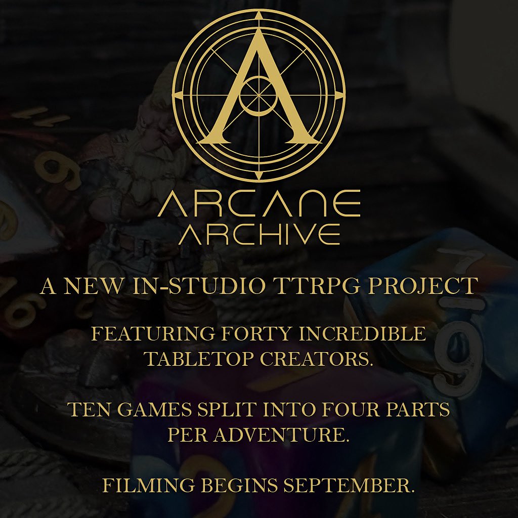 AleksDavidRoyt's tweet image. So excited to finally be able to share some details about this. SO EXCITED to be bringing the TTRPG community a show crafted by the community, for the community - with incredible sound design, fantastic minis and set design, and some of the most incredible folks doing it today.