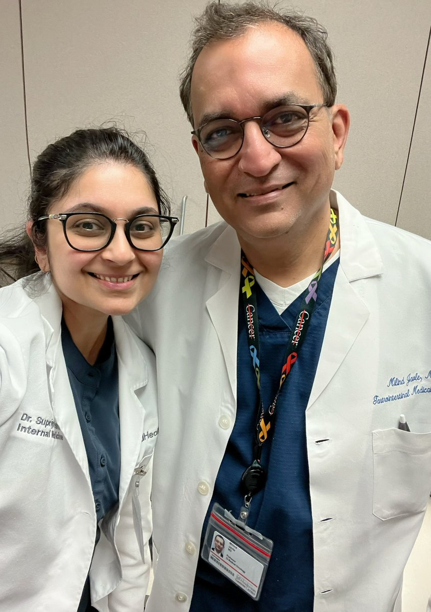 Grateful beyond words to <a href="/JavleMilind/">Milind Javle</a> for an extraordinary month immersed in the world of cholangiocarcinoma.The complexity of this disease , the promise of precision oncology, and the power of compassionate care have solidified my calling . Honored to have learned from the very