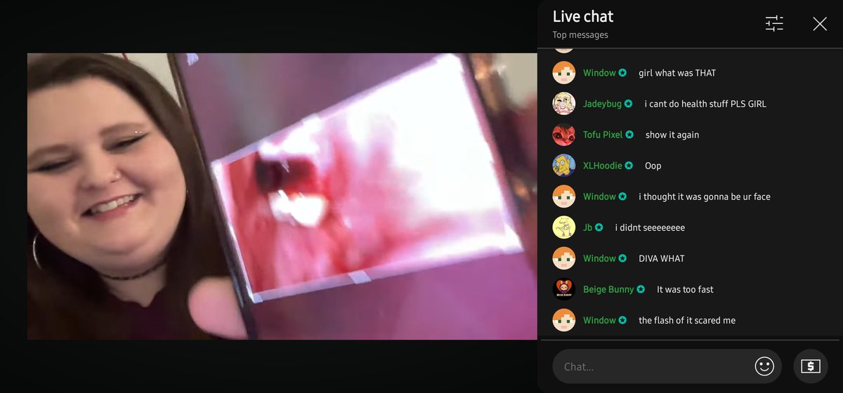 thatonekid410's tweet photo. @OhLordyItsJord 
Girly pop showed us the hole in her mouth. If I had to see this... so do you. Lol https://t.co/S93cxym3Zi