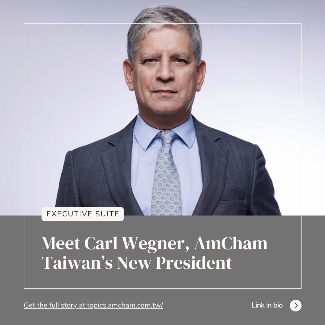You’ve probably seen him around — now learn a bit more about AmCham Taiwan's new President Carl Wegner and how he plans to lead AmCham Taiwan through today’s shifting geopolitical landscape.
🔗 bit.ly/4kEjWWi