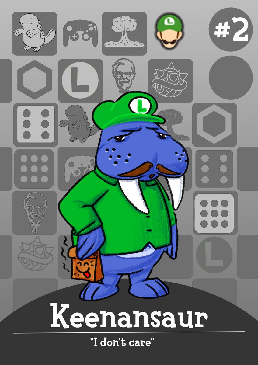 Our #2 spot for the WSFGC 2025 Semester 1 PR is…
Keenansaur!

Is he hungry for a win, playing Mario party, or for the end of semester island feast? The answer is always yes.