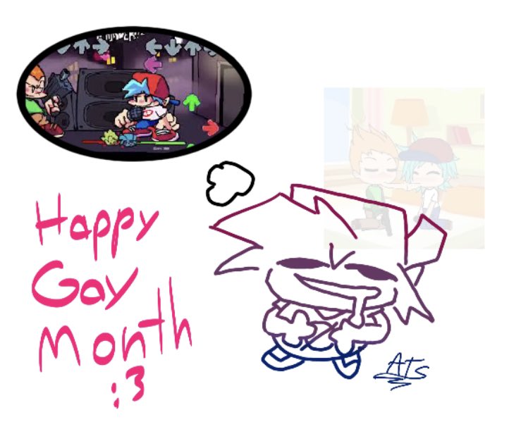 ArtisticSofite's tweet image. Happy pride month guys ★★★
#fnf #fridaynightfunkin