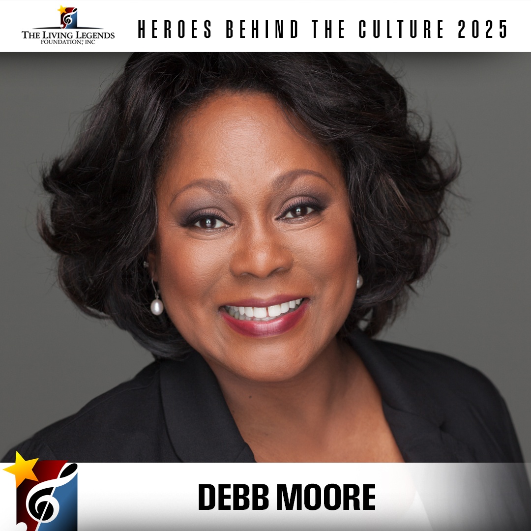 TheLLFInc's tweet photo. Today, the Living Legends Foundation is celebrating the Heroes of Black Music &amp; Culture.  Join us in congratulating DEBB MOORE, host at WCLK, Atlanta, our recognized “Hero Behind The Culture”.

#livinglegendsfoundation #LivingLegend #HeroesBehindTheCulture #shero https://t.co/KJK6XIbHSr