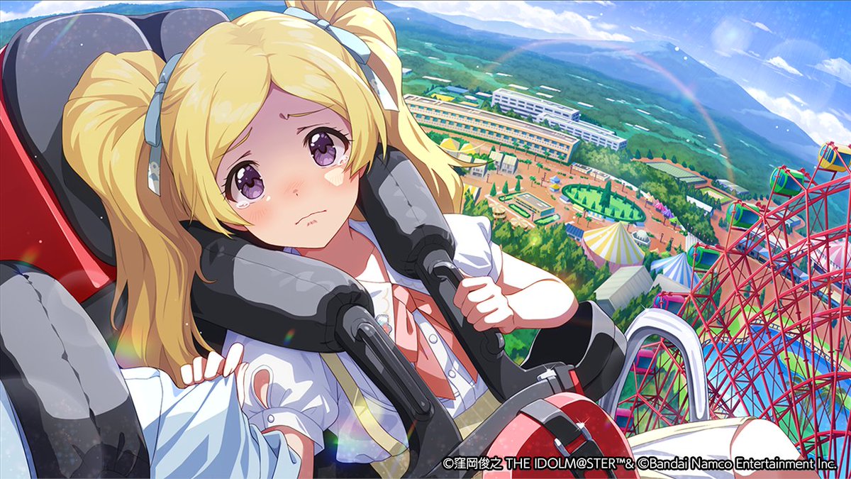 はぅぅ……！う、うぅ……仕掛け人さま！​
つかまらせて頂いても、いいでしょうか？​

#ミリシタ #ジェットコースターの日