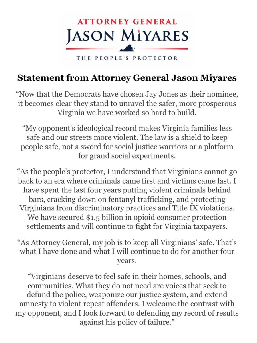 My statement on tonight’s results: