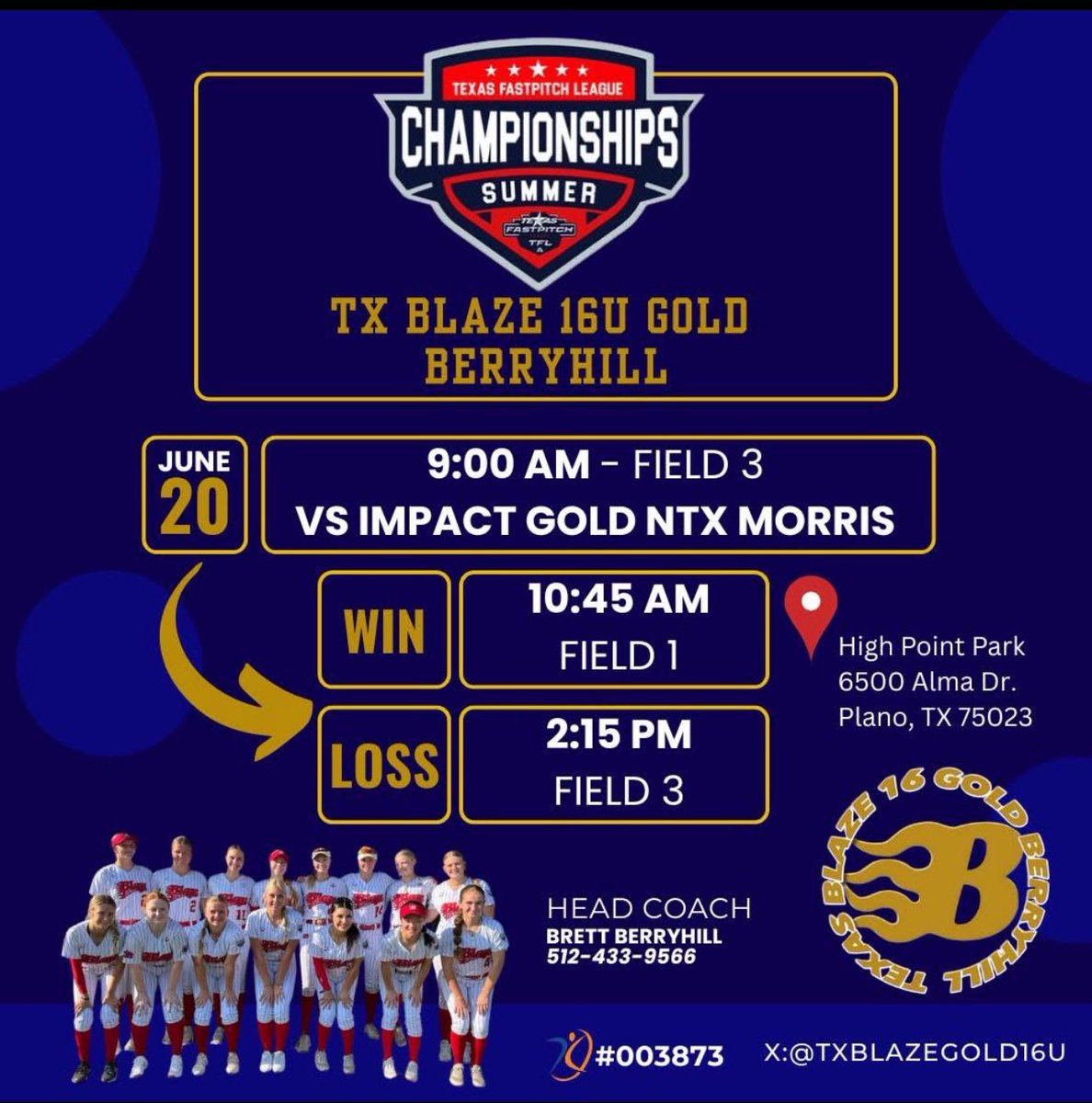 Excited to get back on the field with my team this weekend!  Looking forward to playing great softball!!  Come watch us play!!