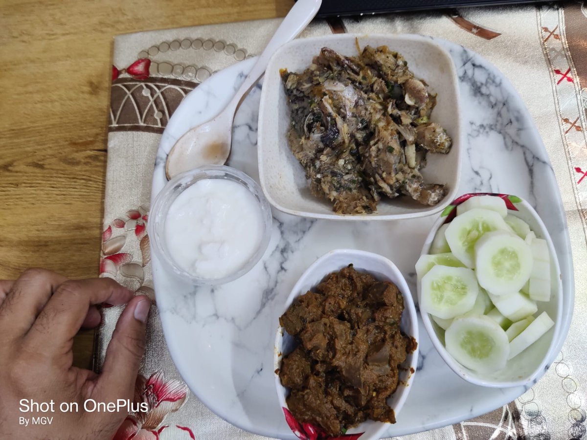 The kind of meals he had...