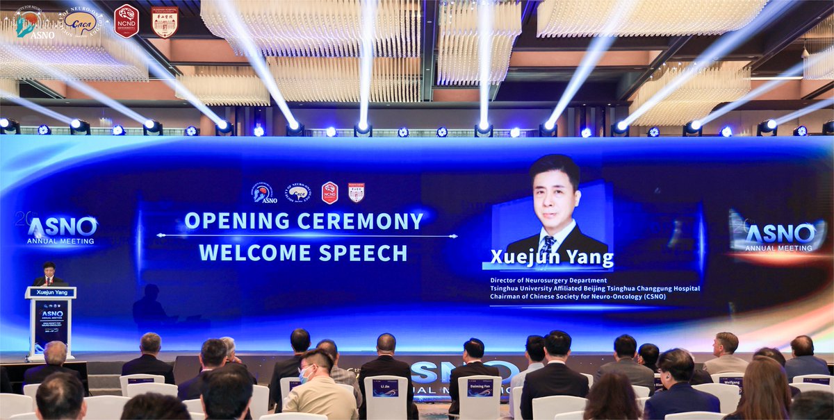 MedTsinghua's tweet image. Prof Xuejun Yang of @Tsinghua_Uni has been elected Vice President &amp;amp; President-Elect of the #ASNO! He also shared major advances in #TTFields &amp;amp; #MixedReality in #Neurosurgery. Congrats to Prof Yang &amp;amp; team! 👏