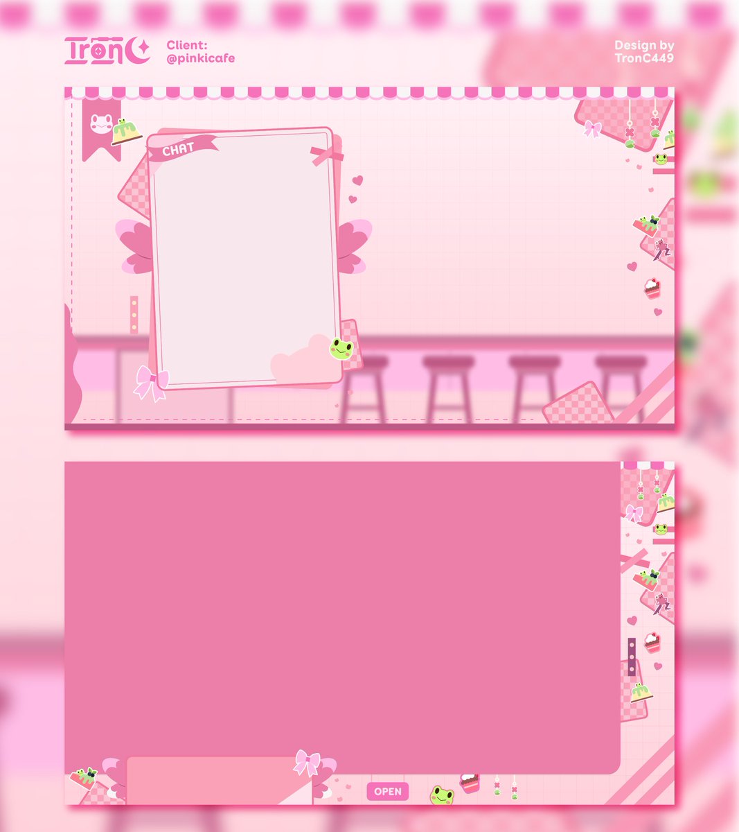 New overlays design for @.Pinkicafe0 ✨
Wish you th best with the new outfit :D

#VGenComm #Troncgraphic