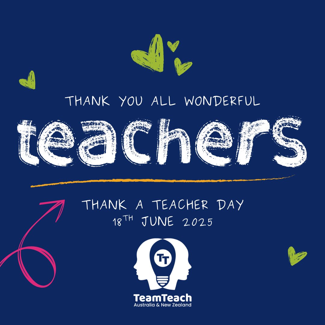 TeamTeachAusNZ's tweet image. Great teaching doesn’t just shape lessons, it shapes lives.
Thank you to the teachers who make a lasting difference, one moment at a time.

#ThankATeacher #TeamTeach #MakingADifference