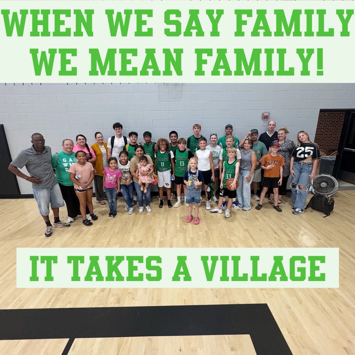 Thank you to the families and their support of our young ones and the dedication they put into their kids!! (time, money, sweat, and tears) VV got better this spring/summer!!