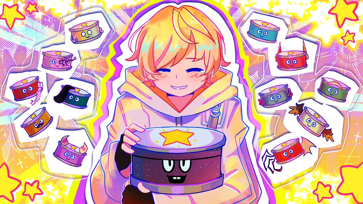 thank you <a href="/PuppiiiOwO/">🪐 Puppiii 🪐</a> for the incredible art of me and the people who helped me get this far! i love your art and it means the world that you drew such an important piece for my community! thank you!!!