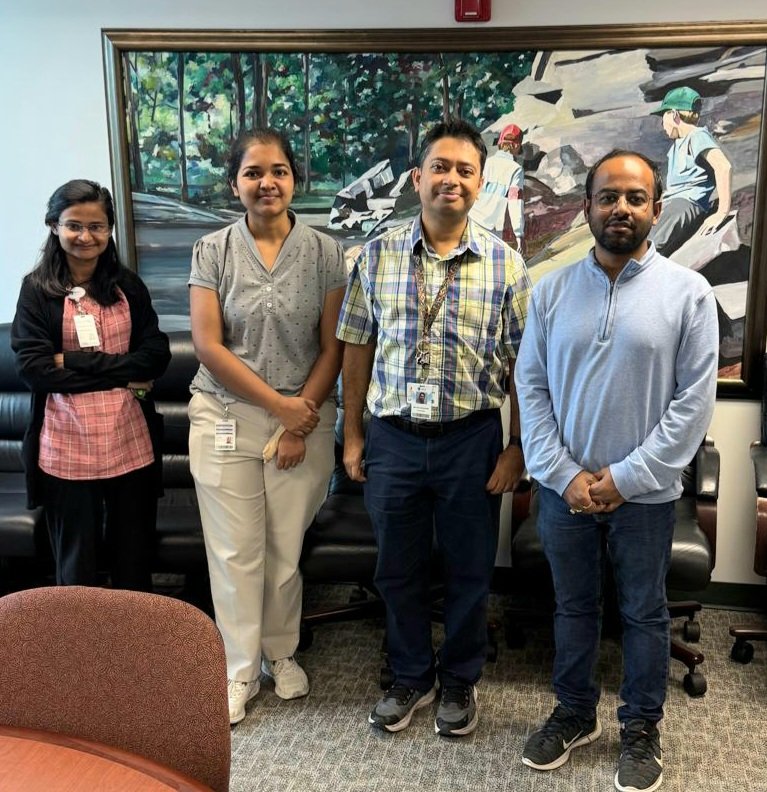 SamratRoyChoud6's tweet photo. As this busy summer unfolds, we're delighted to mark an important transition: Pritam, our lab's inaugural postdoctoral fellow, is graduating to his next role. We extend our warmest congratulations and best wishes for his future success. https://t.co/cQx6CmONW7