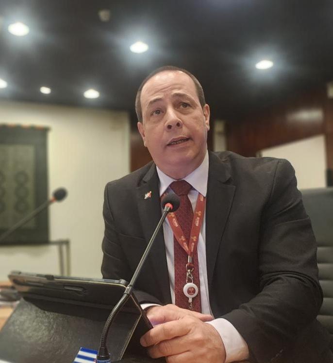 DpsMayabeque's tweet photo. Intervino nuestro Ministro de Salud Pública Dr. José Ángel Portal Miranda en la XV Reunión de ministros de #Salud de los BRICS donde transmitió la importancia de desarrollar la ciencia, la innovación y la cooperación para lograr un desarrollo sostenible de la salud mundial. #Cuba https://t.co/iVJ0zMGwML