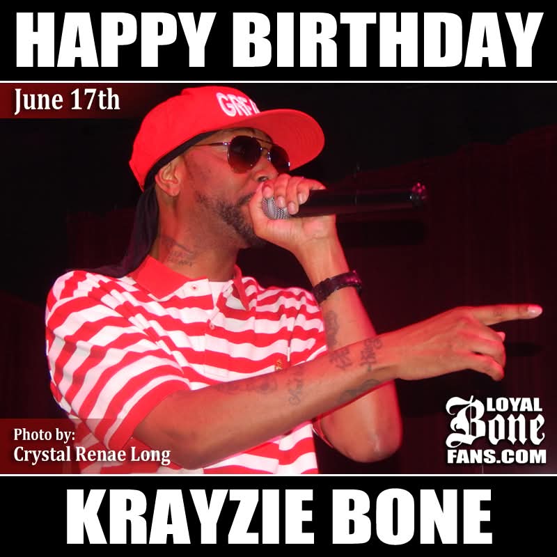 CrystalLong83's tweet photo. Happy Birthday, Krayzie Bone!! #June17th https://t.co/O67XunfbZy