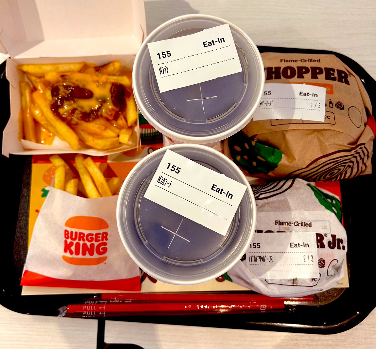 hukulou20221226's tweet image. デカくて美味かった🍔
アプリクーポンも使えて良き🫶

次来た時はパンにチーズ4種🧀
入ってるの食べてみよ🤤🤤🤤

#BURGERKINGJAPAN 
#バーガーキング